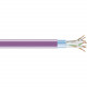 Black Box Cat.6 UTP Network Cable - 1000 ft Category 6 Network Cable for Network Device - Bare Wire - Bare Wire - Shielding - Violet - TAA Compliance EVNSL0619A-1000