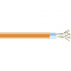 Black Box Cat.6 UTP Network Cable - 1000 ft Category 6 Network Cable for Network Device - Bare Wire - Bare Wire - Shielding - Orange - TAA Compliance EVNSL0620A-1000