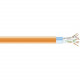 Black Box Cat.6 UTP Network Cable - 1000 ft Category 6 Network Cable for Network Device - Bare Wire - Bare Wire - Shielding - Orange - TAA Compliance EVNSL0620A-1000