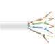 Black Box GigaTrue Cat.6 Network Cable - 1000 ft Category 6 Network Cable for Patch Panel, Network Device - Bare Wire - Bare Wire - White - TAA Compliance EVNSL0650A-1000