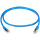 Black Box Cat.5 (S/FTP) Patch Network Cable - 5 ft Category 5 Network Cable for Patch Panel, Network Device - First End: 1 x RJ-45 Male Network - Second End: 1 x RJ-45 Male Network - Patch Cable - Shielding - CMP - 24 AWG - Blue EVNSL171BL-0005