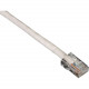 Black Box GigaBase 350 CAT5e Patch Cable, Basic Connectors, White, 25-ft. (7.6-m) - 25 ft Category 5e Network Cable for Network Device - First End: 1 x RJ-45 Male Network - Second End: 1 x RJ-45 Male Network - Patch Cable - Gold Plated Contact - White EVN
