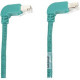 Black Box SpaceGAIN CAT.6 S/FTP Patch Network Cable - 6 ft Category 6 Network Cable for Network Device, Switch, Desktop Computer - First End: 1 x RJ-45 Male Network - Second End: 1 x RJ-45 Male Network - 128 MB/s - Patch Cable - Shielding - Green EVNSL212