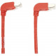 Black Box SpaceGAIN CAT.6 S/FTP Patch Network Cable - 1 ft Category 6 Network Cable for Network Device, Switch, Desktop Computer, Patch Panel, Wallplate - First End: 1 x RJ-45 Male Network - Second End: 1 x RJ-45 Male Network - Patch Cable - Shielding - R