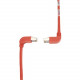 Black Box SpaceGAIN CAT.6 S/FTP Patch Network Cable - 15 ft Category 6 Network Cable for Network Device, Switch, Desktop Computer - First End: 1 x RJ-45 Male Network - Second End: 1 x RJ-45 Male Network - 128 MB/s - Patch Cable - Shielding - Red EVNSL213S
