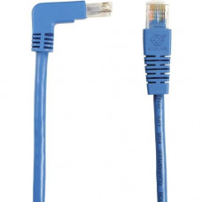 Black Box SpaceGAIN Cat.6 Network Cable - 3 ft Category 6 Network Cable for Network Device - First End: 1 x RJ-45 Male Network - Second End: 1 x RJ-45 Male Network - Patch Cable - Gold Plated Contact - Blue EVNSL216-0003-90DS