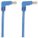 Black Box SpaceGAIN Cat.6 Network Cable - 6 ft Category 6 Network Cable for Network Device - First End: 1 x RJ-45 Male Network - Second End: 1 x RJ-45 Male Network - Patch Cable - Gold Plated Contact - Blue EVNSL216-0006-90DD