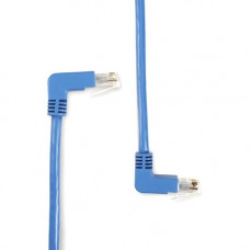 Black Box SpaceGAIN Cat.5e UTP Patch Network Cable - 10 ft Category 5e Network Cable for Patch Panel, Wallplate, Network Device - First End: 1 x RJ-45 Male Network - Second End: 1 x RJ-45 Male Network - Patch Cable - Gold Plated Contact - CM - 24 AWG - Bl