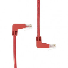 Black Box SpaceGAIN Cat.6 Network Cable - 3 ft Category 6 Network Cable for Network Device - First End: 1 x RJ-45 Male Network - Second End: 1 x RJ-45 Male Network - Patch Cable - Gold Plated Contact - Red EVNSL236-0003-90DU