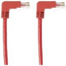 Black Box SpaceGAIN Cat.6 Network Cable - 10 ft Category 6 Network Cable for Network Device - First End: 1 x RJ-45 Male Network - Second End: 1 x RJ-45 Male Network - Patch Cable - Gold Plated Contact - Red EVNSL236-0010-90DD