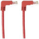Black Box SpaceGAIN Cat.6 Network Cable - 3 ft Category 6 Network Cable for Network Device - First End: 1 x RJ-45 Male Network - Second End: 1 x RJ-45 Male Network - Patch Cable - Gold Plated Contact - Red EVNSL236-0003-90DD