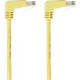 Black Box SpaceGAIN Cat.6 Network Cable - 15 ft Category 6 Network Cable for Network Device - First End: 1 x RJ-45 Male Network - Second End: 1 x RJ-45 Male Network - Patch Cable - Gold Plated Contact - Yellow EVNSL246-0015-90DD