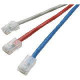 Black Box GigaTrue Cat. 6 Channel UTP Patch Cable - RJ-45 Male - RJ-45 Male - 1ft - Gray EVNSL620-0001