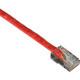 Black Box GigaTrue Cat.6 UTP Patch Network Cable - 15 ft Category 6 Network Cable for Network Device, Patch Panel, Wallplate - First End: 1 x RJ-45 Male Network - Second End: 1 x RJ-45 Male Network - 125 MB/s - Patch Cable - Red - TAA Compliant EVNSL623-1