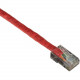 Black Box GigaTrue Cat.6 UTP Patch Netwok Cable - 50 ft Category 6 Network Cable for Network Device, Patch Panel, Wallplate - First End: 1 x RJ-45 Male Network - Second End: 1 x RJ-45 Male Network - Patch Cable - 24 AWG - Red EVNSL623-50