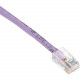 Black Box GigaTrue Cat6 Channel Patch Cable with Basic Connectors, Lilac, 15-ft. (4.5-m) - 14.76 ft Category 6 Network Cable for Network Device - First End: 1 x RJ-45 Male Network - Second End: 1 x RJ-45 Male Network - 128 MB/s - Patch Cable - Lilac EVNSL