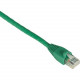 Black Box SpaceGAIN CAT6 Reduced-Length Patch Cable, Green - 6" Category 6 Network Cable for Network Device, Switch, Patch Panel - First End: 1 x RJ-45 Male Network - Second End: 1 x RJ-45 Male Network - Patch Cable - Green EVNSL642-06IN