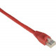 Black Box GigaTrue Cat.6 UTP Patch Network Cable - 15 ft Category 6 Network Cable for Network Device, Patch Panel, Wallplate - First End: 1 x RJ-45 Male Network - Second End: 1 x RJ-45 Male Network - Patch Cable - 24 AWG - Red - 25 EVNSL643-0015-25PAK