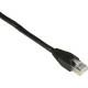 Black Box GigaTrue Cat.6 Patch Cable - RJ-45 Male Network - RJ-45 Male Network - 10ft - Black EVNSL647-0010-25PAK
