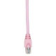 Black Box GigaTrue Cat. 6 Component UTP Patch Cable - RJ-45 Male - RJ-45 Male - 3ft - Pink EVNSL676-0003