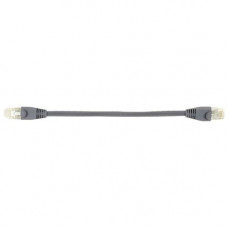 Black Box GigaBase CAT5e Reduced-Length Patch Cable, Blue - Category 5e Network Cable for Patch Panel, Switch, Network Device - First End: 1 x RJ-45 Male Network - Second End: 1 x RJ-45 Male Network - Patch Cable - Blue EVNSL81-06IN