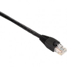 Black Box GigaBase Cat.5e UTP Patch Network Cable - 10 ft Category 5e Network Cable for Network Device, Patch Panel, Wallplate - First End: 1 x RJ-45 Male Network - Second End: 1 x RJ-45 Male Network - Patch Cable - Gold Plated Contact - 24 AWG - Black - 