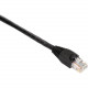 Black Box GigaBase Cat.5e UTP Patch Network Cable - 10 ft Category 5e Network Cable for Network Device, Patch Panel, Wallplate - First End: 1 x RJ-45 Male Network - Second End: 1 x RJ-45 Male Network - Patch Cable - Gold Plated Contact - 24 AWG - Black - 