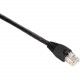 Black Box GigaBase Cat.5e UTP Patch Network Cable - 15 ft Category 5e Network Cable for Network Device, Patch Panel, Wallplate - First End: 1 x RJ-45 Male Network - Second End: 1 x RJ-45 Male Network - Patch Cable - Gold Plated Contact - 24 AWG - Black - 