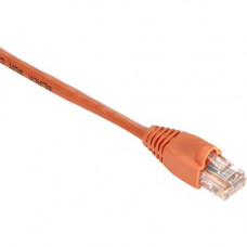 Black Box GigaBase Cat.5e UTP Patch Network Cable - 50 ft Category 5e Network Cable for Network Device, Patch Panel - First End: 1 x RJ-45 Male Network - Second End: 1 x RJ-45 Male Network - 1 Gbit/s - Patch Cable - Gold Plated Contact - CM - 24 AWG - Ora