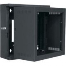 Middle Atlantic Products EWR-10-22 Wallmount Rack Cabinet - 10U Wide - Black - 150 lb x Maximum Weight Capacity - GREENGUARD, RoHS Compliance EWR1022