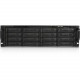 iStarUSA 3U 16-Bay Storage Server Rackmount Chassis with 600W Redundant Power Supply - Rack-mountable - Black - Cold-rolled Steel (CRS), Aluminum - 3U - 18 x Bay - 3 x 4.72" x Fan(s) Installed - 2 x 600 W - Power Supply Installed - EATX, ATX, Micro A