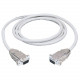 Black Box Serial Null Modem Cable - DB-9 Male Serial - DB-9 Female Serial - 10ft - Beige EYN257T-0010-MF