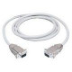 Black Box Serial Null-Modem Cable - DB-9 Female Serial - DB-9 Female Serial - 25ft - Gray EYN257T-0025-FF