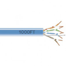 Black Box GigaBase 350 Cat.5e Bulk UTP Cable - Bare Wire - Bare Wire - 1000ft - Blue - TAA Compliance EYN850A-PB-1000