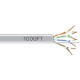 Black Box GigaBase 350 Cat.5e Bulk UTP Cable - Bare Wire - Bare Wire - 1000ft - Gray - TAA Compliance EYN857A-PB-1000