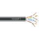 Black Box GigaBase 350 Cat.5e Bulk UTP Cable - Bare Wire - Bare Wire - 1000ft - Black - TAA Compliance EYN860A-PB-1000