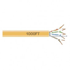 Black Box GigaTrue 550 CAT6, 550-MHz Solid Bulk Cable, 1000-ft. (304.8-m), PVC, Orange - 1000 ft Category 6 Network Cable for Patch Panel, Network Device - Bare Wire - Bare Wire - Orange - TAA Compliance EYN866A-PB-1000