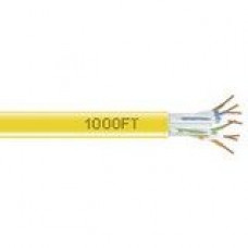 Black Box GigaTrue 550 Cat.6 Bulk Cable - Bare Wire - Bare Wire - 1000ft - Yellow - TAA Compliance EYN872A-PB-1000
