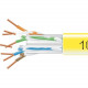 Black Box GigaTrue Cat.6 Network Cable - 1000 ft Category 6 Network Cable for Network Device - Bare Wire - Bare Wire - Yellow - TAA Compliance EYN873B-PB-1000
