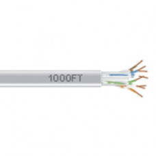 Black Box GigaTrue 550 Cat.6 Bulk UTP Cable - Bare Wire - Bare Wire - 1000ft - Gray - TAA Compliance EYN876A-PB-1000