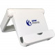 Amer Mounts SmartPhone/Tablet Holder - 0.1" x 0.1" - Acrylonitrile Butadiene Styrene (ABS), Rubber - White EZPAD10-02