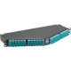 Panduit High Density Quicknet Cassette - 144 Port(s) - 144 x Duplex - 1U High - Rack-mountable - TAA Compliance F1ASZN-1A12-10F