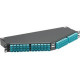 Panduit High Density Quicknet Cassette - 96 Port(s) - 96 x Duplex - 1U High - Rack-mountable - TAA Compliance F1ASZN-9612-10F