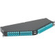 Panduit High Density Quicknet Cassette - 96 Port(s) - 96 x Duplex - 1U High - Rack-mountable - TAA Compliance F1ASZO-9612-10S