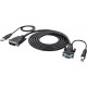 Belkin OmniView F1D9007B06 KVM Cable Adapter - 6 ft KVM Cable - DVI-I Digital Video - HD-15 VGA, USB - Black F1D9007B06
