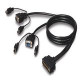 Belkin KVM Cable - 25ft - Black F1D9400-25