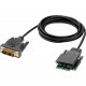 Belkin Modular DVI Single Head Console Cable 3 Feet - 3 ft KVM Cable for Console, Computer, Monitor, KVM Switch - First End: 1 x DVI Male Digital Video - Second End: 1 x Modular - Gold Plated Connector - TAA Compliant - TAA Compliance F1DN1MOD-CC-D03