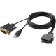 Belkin Modular DVI Single Head Host Cable 6 Feet - 6 ft KVM Cable for Computer, Monitor, KVM Console, KVM Switch - First End: 1 x Modular - Second End: 1 x Type A Male USB, Second End: 1 x DVI Male Digital Video - TAA Compliant - TAA Compliance F1DN1MOD-H
