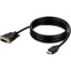 Belkin HDMI to DVI Video KVM Cable - 10 ft DVI/HDMI A/V Cable for Audio/Video Device, Monitor, KVM Switch - First End: 1 x HDMI (Type A) Male Digital Audio/Video - Second End: 1 x DVI Male Video - Supports up to 3840 x 2160 - Gold Plated Connector - Gold 