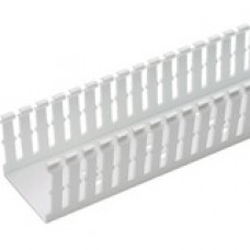 Panduit Panduct Duct - White - 6 Pack - Polyvinyl Chloride (PVC) - TAA Compliance F1X4WH6-A